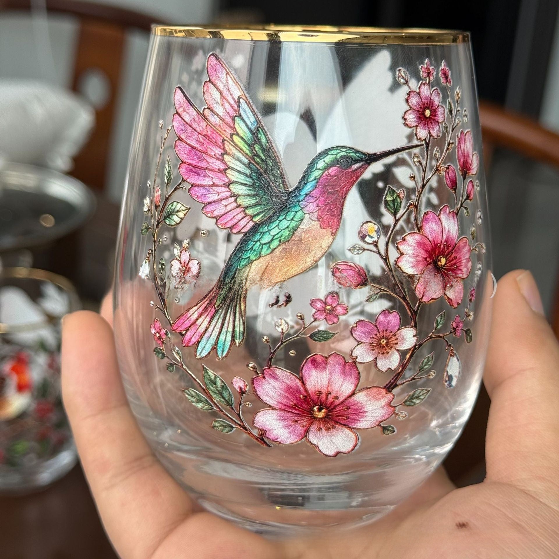 Animal Design Glass Teacup