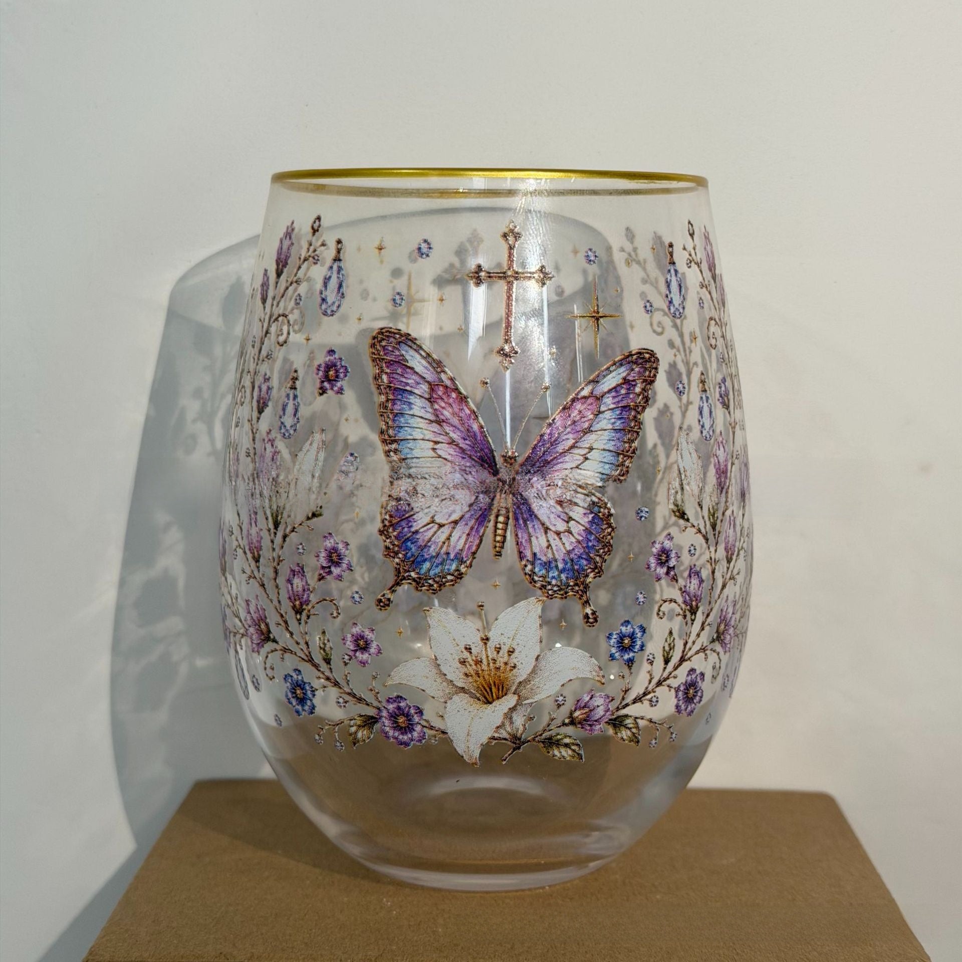 Animal Design Glass Teacup