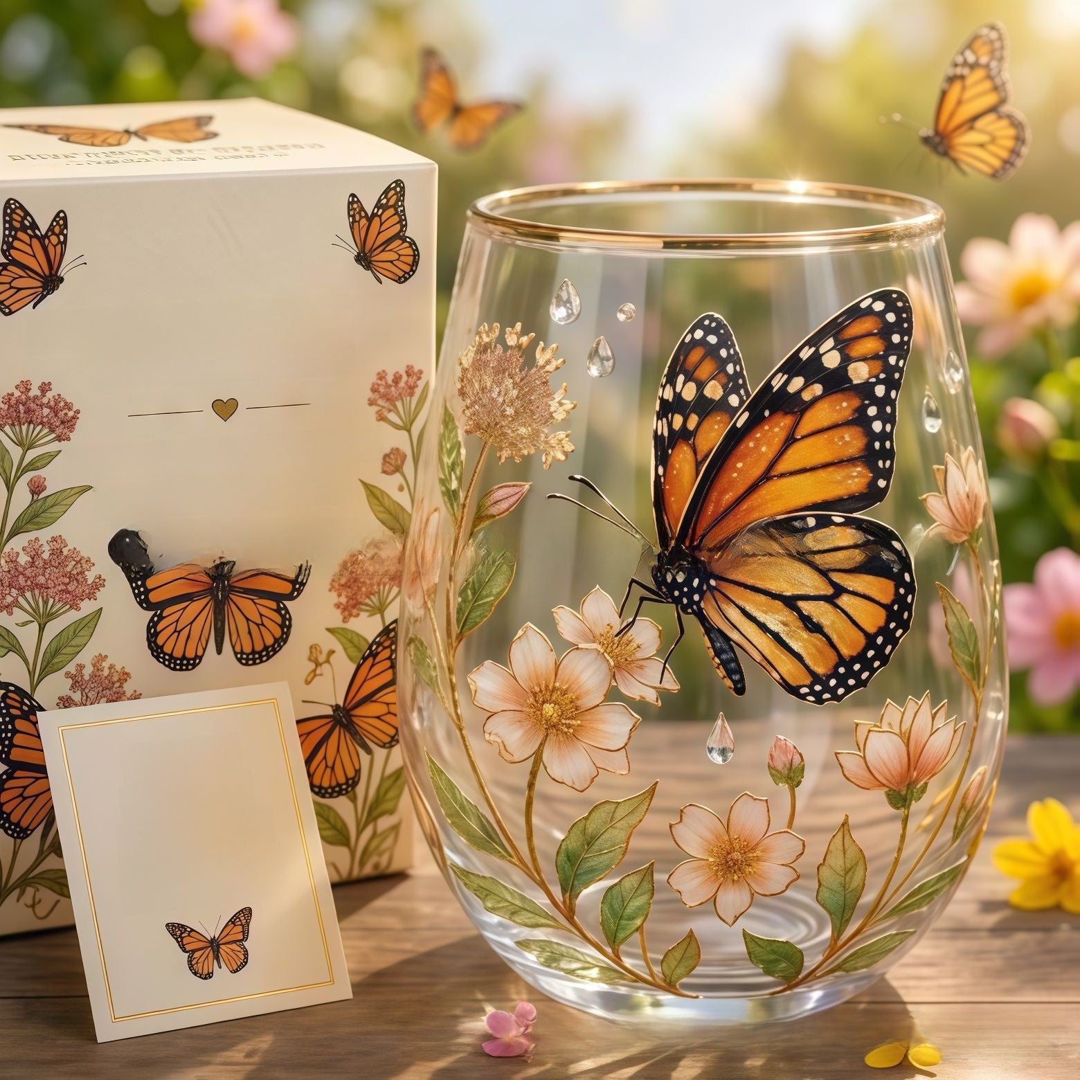 Animal Design Glass Teacup