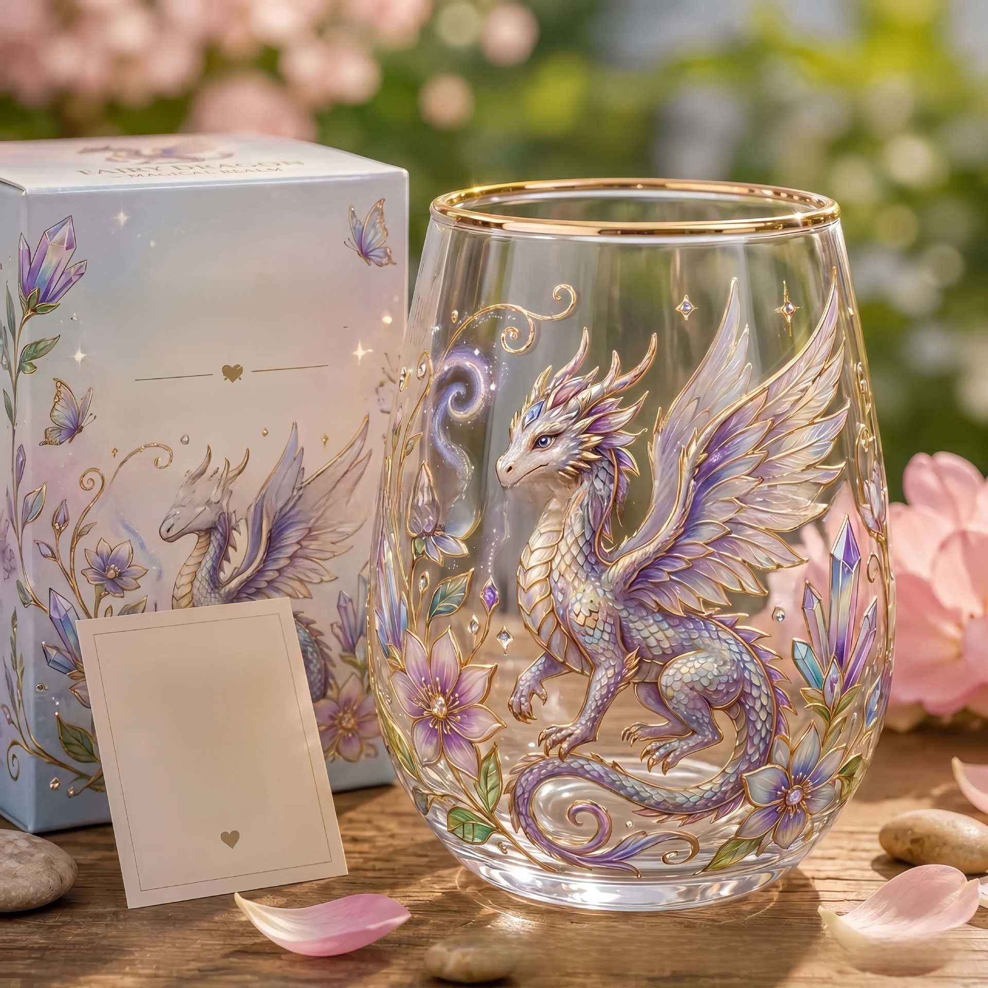 Animal Design Glass Teacup