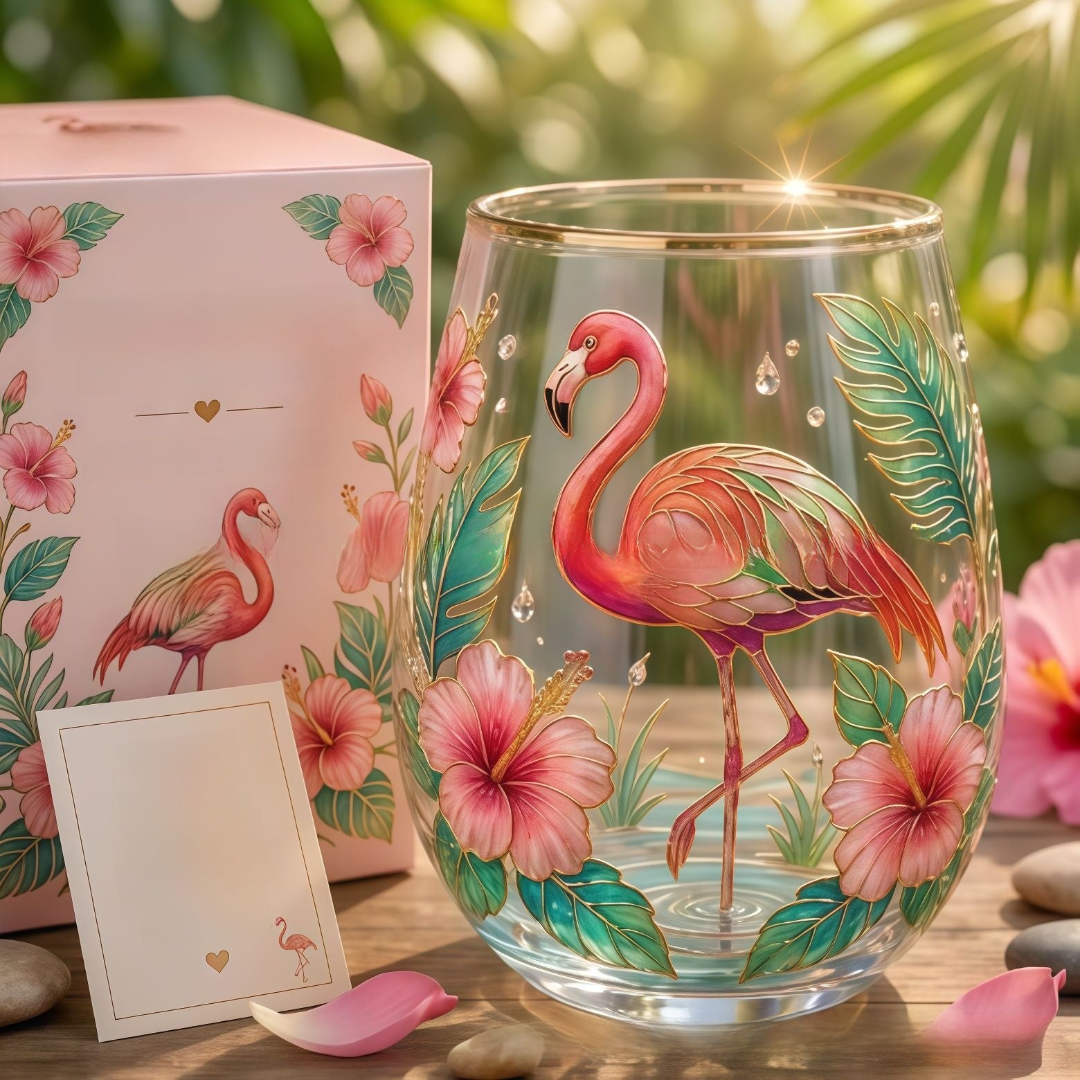 Animal Design Glass Teacup