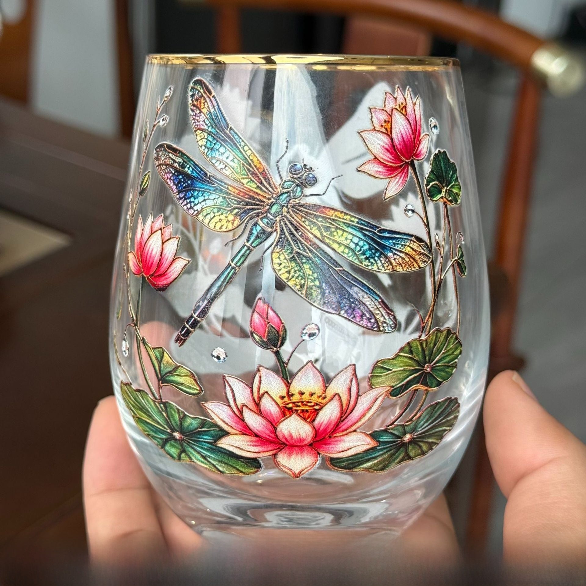 Animal Design Glass Teacup