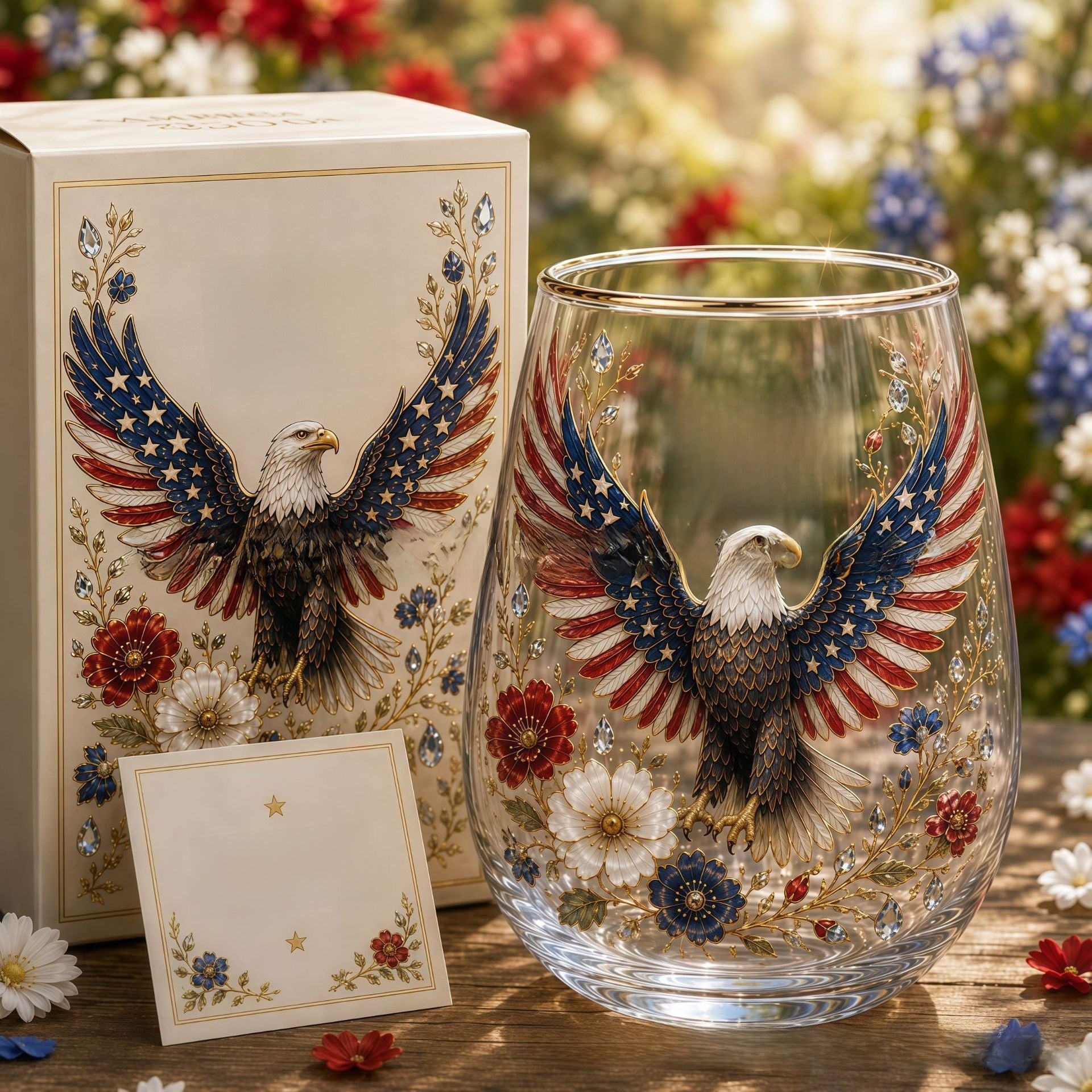 Animal Design Glass Teacup